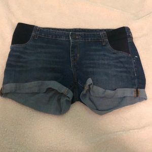 Old Navy Maternity Blue Jean Shorts Size 12